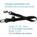 Buy Easeria Dog Car Seat Belt (2 Pieces) - Adjustable 45-83cm for Small & Medium Dogs - Dark Gray - Buy Online on GoSupps.com