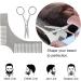 4-Piece Beard Grooming Set with Scissors, Razor, Comb, and Bag - Silver - Buy Online on GoSupps.com