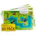 Party Bargains Super Sticky Disposable Placemats - 60 Pack (Treasure Chest Design) | BPA Free Baby Placemat | Quick & Easy to Clean | Safe & Germ-Free Surface - Buy Online on GoSupps.com