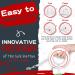 Moestar 360 Tangle-Free Dog Leash with Bag Holder - 3m/10ft for Small & Medium Dogs - Red - Buy Online on GoSupps.com