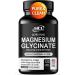 Pure Magnesium Glycinate Capsules - Non-Buffered 350mg Elemental Magnesium Supplement - Chelated High Absorption & Purity Magnesium Complex - Made in USA - Buy Online on GoSupps.com