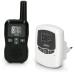 Alecto DBX80BK - Baby monitor - Baby monitor with 3km range - Rechargeable and VOX function - Black/White