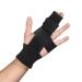 2 Finger Splint, Trigger Finger Splint, Adjustable Two Finger Brace Hand and Wrist Support, Finger Straightening Immobilizer for Broken Fingers, Arthritis, Mallet Finger, Sprains, Finger Pain Relief Small/Medium