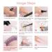 Buy Rosalind 2 Colors Pink White Poly Nail Gel 30ml - Quick Extension Acrylic Nail Gel for Beginners & Professionals - UV LED Nail Extension DIY Set - Buy Online on GoSupps.com