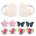 Holibanna 5 Pairs girls' sequin rubber band hair ties for children hair ropes girl elastic hair tie sparkle hair ties glitter star hair ties kids hair ties Holder High elasticity baby fabric