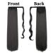 Teruntrue 24-Inch Straight Horse-Tailed Hair Extension - Curly Synthetic Clip-In Ponytail for Women | Black (1B#) Winding Wrap - Buy Online on GoSupps.com