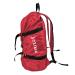 PHRIXUS Rock Climbing Rope Bag, Waterproof Folding Shoulder Backpack with Ground Sheet, Buckles and Carry Straps, 500D Rope Storage Bag for Climbing, Large Capacity Rope Bag for Hiking Trekking Red