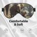 BREAUX Elephant Print Sleeping Eye Mask | Double-Sided Blackout Eye Mask for Travel | Premium Comfort & Style - Buy Online on GoSupps.com
