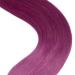 Violet Bonding Extensions - 100% Remy Real Hair 25 Strands 50cm Keratin U-Tip Hair Extensions #710 - Buy Online on GoSupps.com