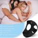 Breathable Anti-Snore Chin Strap | Stop Snoring Sleep Belt for Men & Women - Jaw Support Solution (Black - Buy Online on GoSupps.com