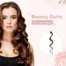 3/4 Inch Dual Voltage Curling Iron for Short Hair - Ceramic Tourmaline Professional Curling Wand in Rose Gold - Buy Online on GoSupps.com
