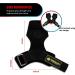 MANUEKLEAR Leather Weightlifting Wrist Straps - Black | Cushioned Wrist Loop for Deadlifts, Powerlifting, Heavy Shrugs | Men/Women - Buy Online on GoSupps.com