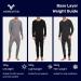 Merino Wool Base Layer Top for Men - 100% Merino Wool Thermal Shirt (Charcoal, XXL) - Buy Online on GoSupps.com