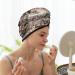 Watercolor Iron Tower Microfiber Hair Towel - Super Absorbent Quick Dry Hair Turban for Curly Long & Thick Hair - Ideal Drying Bonnet Cap for Women Girls & Kids - Buy Online on GoSupps.com