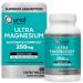 Qunol Magnesium Glycinate Complex Gentle on Stomach 250mg One Pill Dose Superior-Absorption Magnesium Nerve Bone and Muscle Health Supplement 60 Count (Pack of 1) Unflavored 60 Count (Pack of 1)