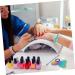 Hemoton Makeup Palette Set | Versatile Nail Art Display Board & Artist Tool for Mixing | Stainless Steel Butterfly Design - Buy Online on GoSupps.com