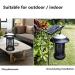 Solar Mosquito Killer Lamp Outdoor Mosquito Killer Lamp 360 UV Trap Waterproof Camping Lantern 2in1 Portable USB Anti Mosquito Fly Insect Killer Lamp - Buy Online on GoSupps.com