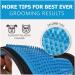 2-in-1 Pet Glove Grooming Tool & Furniture Hair Remover Mitt for Cats & Dogs | Gentle Deshedding Brush with Rubber Tips | Soft Massage Groomer Mitt - Buy Online on GoSupps.com