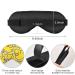 Haskirky Light Blocking Eye Mask for Deep Sleep and Comfort - Breathable and Adjustable for Travel, Yoga, and Meditation - Men and Women - Buy Online on GoSupps.com