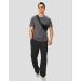 Pudolla Men's Cotton Yoga Sweatpants - Black Large | Open Bottom Athletic Lounge Pants with Pockets for Men - Buy Online on GoSupps.com