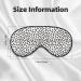 Black Double-Sided Sleep Mask | Adjustable Soft Eye Covers for Perfect Shading & Reduced Eye Edema - International Shipping Available - Buy Online on GoSupps.com