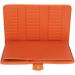 Nail Tips Storage Container Bag Portable PU Zipper Multipurpose Nail Drill Bits Organizer Bag for Salon (Orange) - Buy Online on GoSupps.com