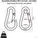 Buy CP Sports Snap Hooks - Durable 80mm 60mm 100mm & 140mm | Load Capacity up to 230kg - Ideal for International Shipping - Buy Online on GoSupps.com