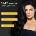 Instant Hair Dye Color Shampoo - 100% Gray Coverage for Men & Women | 3 in 1 Herbal Formula for Quick Black Hair Dye - Buy Online on GoSupps.com