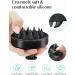 Heeta Scalp Massage Brush for Wet & Dry Hair - Soft Silicone Shampoo Brush for Gentle Head Massage - Black 04 - Buy Online on GoSupps.com