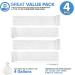 Stock Your Home 4 Gallon Clear Trash Bags (200 Pack) - Disposable Plastic Garbage Bags - Leak Resistant Waste Bin Bags - Small Bags for Office  Bathroom  Deli  Produce Section  Dog Poop  Cat Litter 4 Gallon 200 Pack - Buy Online on GoSupps.com