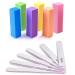 Nail Files and Buffer, TsMADDTs Professional Manicure Tools Kit Rectangular Art Care Buffer Block Tools 100/180 Grit 12Pcs/Pa(White) 6pcs White 100 180 Grit & 6pcs Buffer
