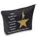 WZMPA cosmetic bag with topic motif music fans gift you are braver stronger smart than you think make-up bag with zipper for music articles (Always Ham) Always Hamilton
