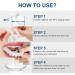 Brigtviee Instant Cosmetic Veneers - Temporary Prostheses Teeth for Men & Women | Immediate Dentures & Tooth Whitening Solutions - Buy Online on GoSupps.com