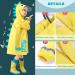 Kids Crocodile Raincoat Toddler Poncho | Waterproof Rainsuit for Boys & Girls M Size | Children's 3D Cartoon Rainwear - Buy Online on GoSupps.com