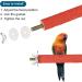 Patikil 0.6x7.9 Vogel Paw Bird Cage Stand - Ideal Accessories for Small Birds Parrots & Love Birds - Durable Wood Bars in Red - Buy Online on GoSupps.com