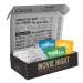 Quinn Movie Night Popcorn Variety Gift Kit 3 Flavors - Real Butter Parmesan & Rosemary Non-Gmo Organic Popcorn Kernels (9 bags)