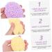 Buy Minkissy 6 Pcs Kids Bath Ball & Spa Scrub Brush Sponges Mesh & Honeycomb Bath Loofah for Gentle Cleaning | Hydrophilic Polyurethane Ideal for Baby - Buy Online on GoSupps.com