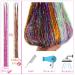 Fairy Hair Tinsel Kit - 12 Colors, 3200 Strands - Heat Resistant Glitter Hair Extensions - Buy Online on GoSupps.com