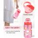 A+ Choice 16oz BPA-Free Kids Water Bottle with Straw & Handle - Spill Proof, Easy-Clean, Dishwasher Safe - Cute Rabbit Pink - Buy Online on GoSupps.com