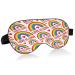 Sleep Mask Light Blocking Love Is Love Eye Mask for Sleeping with Adjustable Strap LGBT Rainbow Soft Lightweight Eye Cover Blindfold for Men Women Work Travel Naps