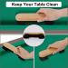 Set of 4 Pool Table Cleaning Tools with Cue Shaft Cleaner Cloth and Billiard Cue Chalk - Pool Table Accessories for Billiards, Rail Brush Included - Buy Online on GoSupps.com