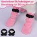 Petloft Anti-Slip Dog Socks - 4 Pack Indoor Slide-Resistant Socks with Adjustable Fastening Tape for Small & Medium Dogs Cats and Puppies (XL Pink Paw) - Buy Online on GoSupps.com