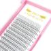 Finished compartments 3D-D-0.10-10 Short stem eyelash extension Finished eyelash fan volume eyelashes 0.10 D CURL (3D-D-0.10.10 mm) 12 pieces (1 Pack) 3D-D-0.10-10 mm