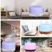 Buy Hantoc 450ml Aroma Diffuser - Ultrasonic Humidifier with Timer 7-Color LED Light for Bedrooms Office Yoga & Spa - Waterless & Automatic Wood Grain Design - Buy Online on GoSupps.com