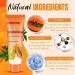 Papaya Whitening Deep Exfoliator Facial Scrub Exfoliating Cleanser Papaya Whitening Peeling Gel Whitening Brightening Exfoliating Peeling Gel for Women Girls for All Skin Types 100ml - Buy Online on GoSupps.com