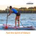 Overmont Surfboard Leash 10ft Coiled Stand Up Paddle Board Leg Rope - Green | Premium TPU Wrist Strap for Safe Paddleboarding - Buy Online on GoSupps.com