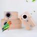 Budgie Nesting Box: Natural Wood Breeding House with Stainless Steel Feeding Spoon for Lovebirds, Budgies, Finch - Aviary Cage Bird Nests for Mating - Buy Online on GoSupps.com