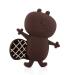 Nuby Squeezy Teethe Rubber Teether - Beaver | Soothing Teething Toy - Buy Online on GoSupps.com