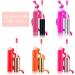 Blulu 30 Piece Lip Gloss Tube Set - 10 ml Empty Refillable Bottles in Assorted Colors for Lip Balm and Lipstick - Reusable and Clear Plastic Containers with Rubber Insert - Buy Online on GoSupps.com
