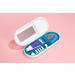 SmileKontainer Slimline Retainer Case - Compact Dental Travel Case for Aligners & Accessories - Built-in Mirror - Brilliant Blue - Buy Online on GoSupps.com